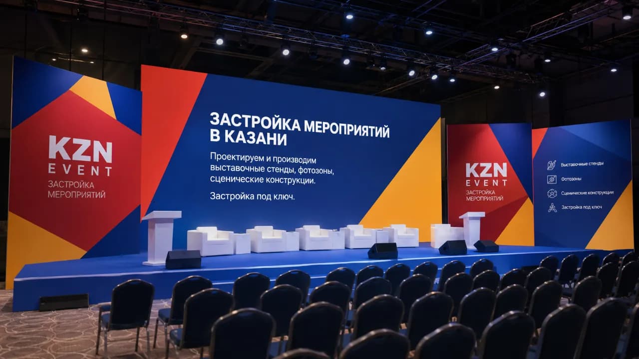 Застройка мероприятий в Казани