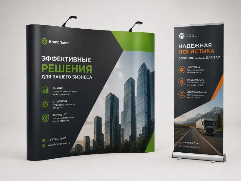 Ролл-апы и мобильные стенды